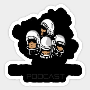 Official Black Astronauts Podcast Logo Sticker